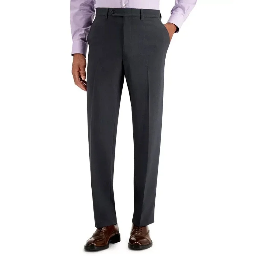Nautica‎ Mens 2-pc Suit Blazer Jacket 46R Pants 41Wx29L Charcoal